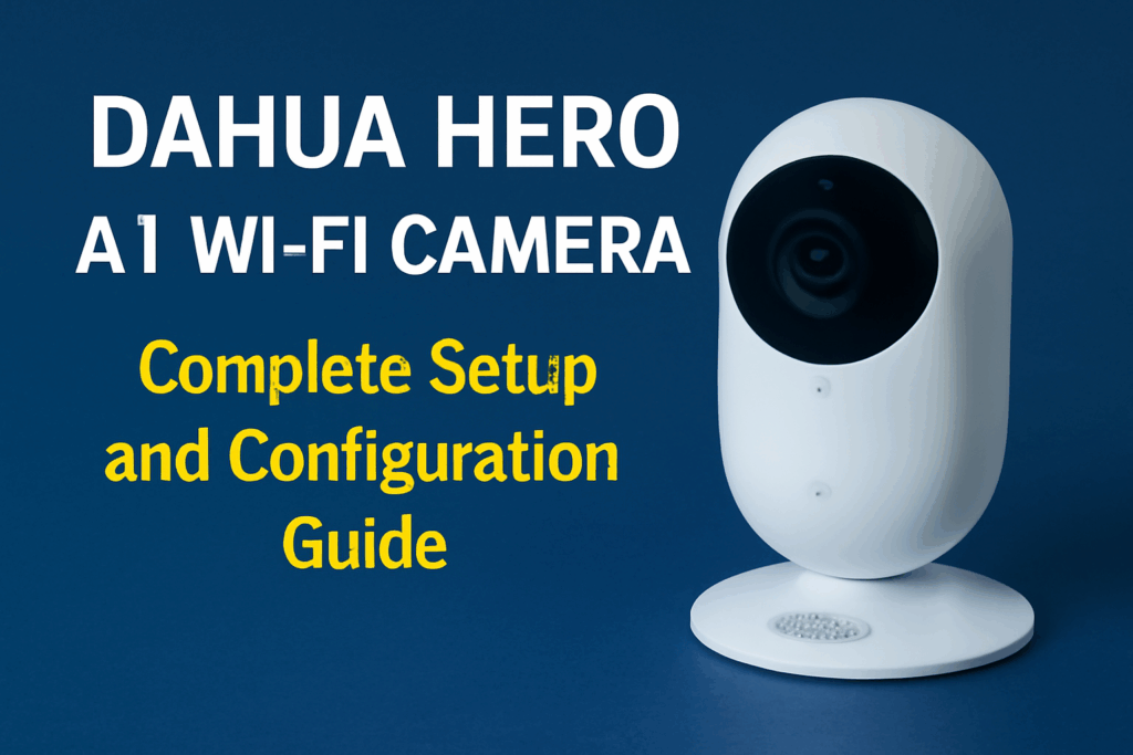 دوربین داهوا وای فای هیرو A1 | راهنمای کامل راه اندازی و تنظیمات